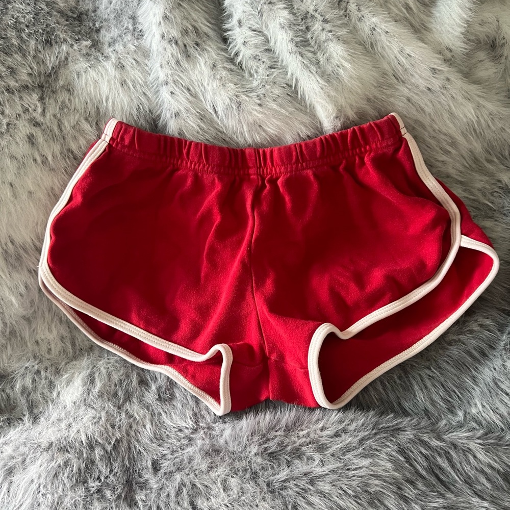 American Apparel Red Women's Athletic Shorts